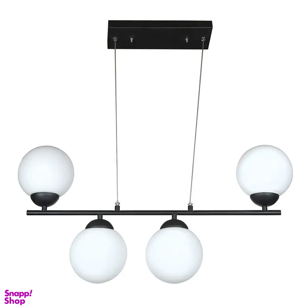 لوستر 4 شعله چشمه نور کد R1230/4-WT
