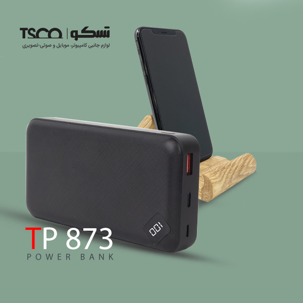 شارژر همراه تسکو مدل TP 873 ظرفیت 20000 میلی آمپر ساعت