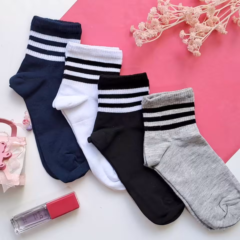 جوراب نیم ساق اسپرت ادیداس عمده (پک 12 تایی)