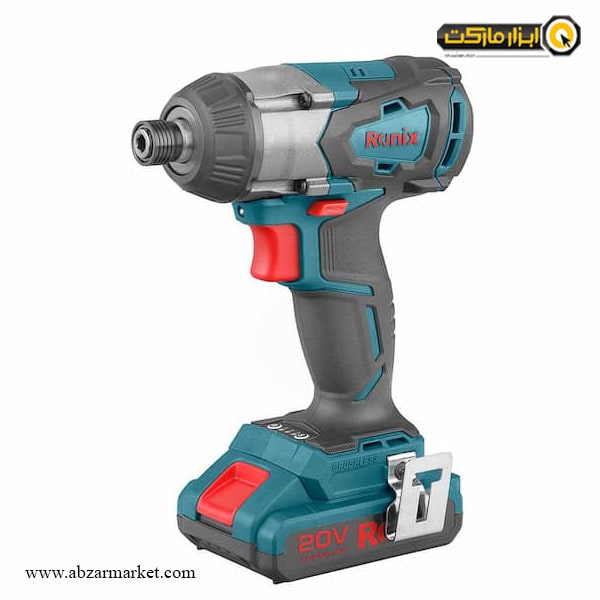 پیچ گوشتی شارژی رونیکس براشلس لیتیوم 20 ولت مدل 8906