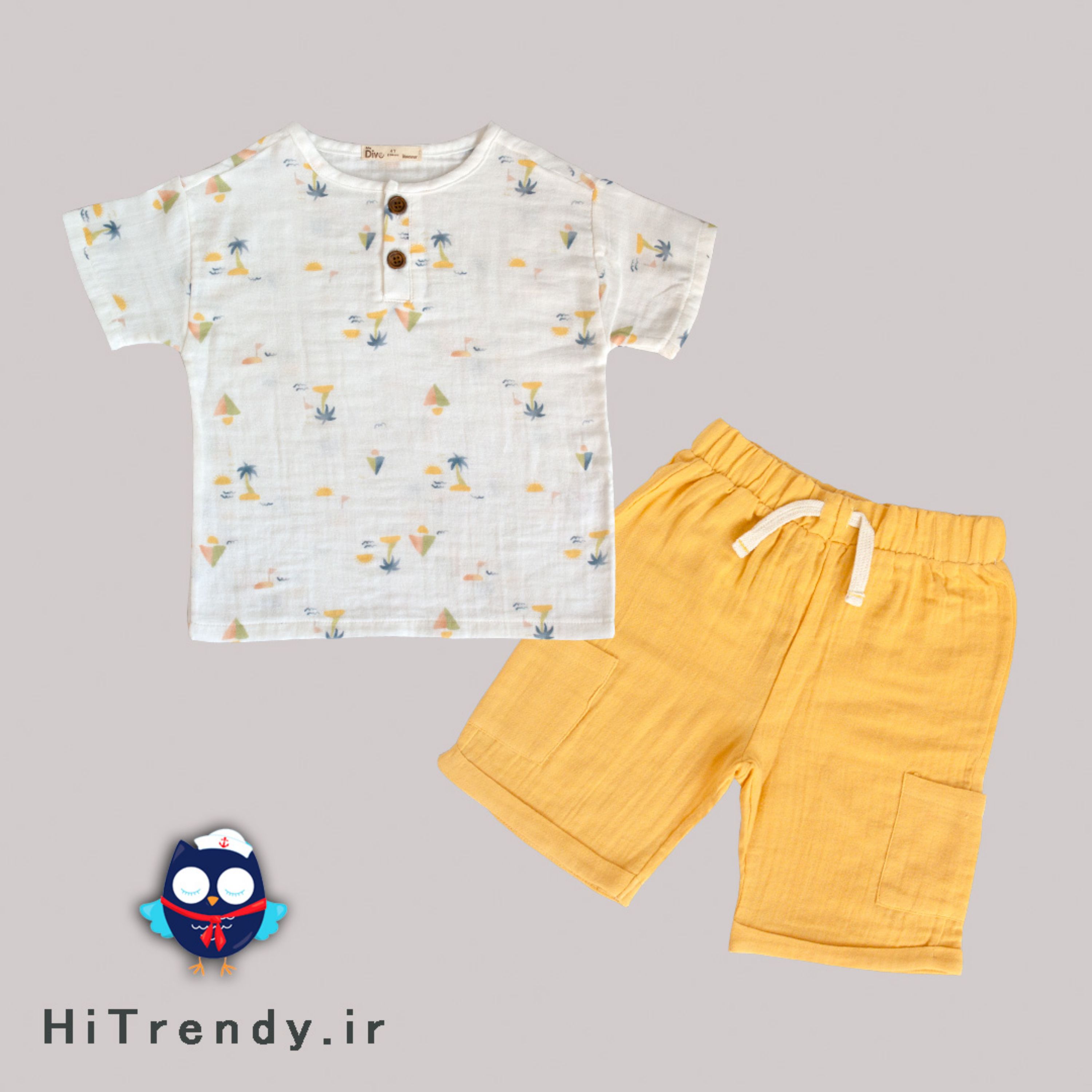 ست تیشرت و شلوارک پسرانه ترک مدل   HARDALارسال رایگان