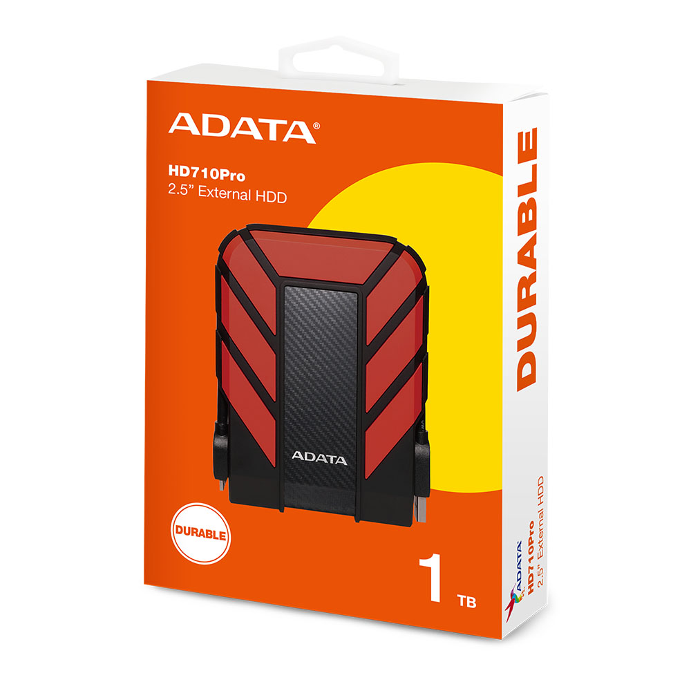 هارد اکسترنال ای دیتا ADATA HD710 Pro RED ظرفیت 1 ترابایت