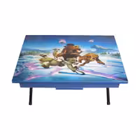 میز تحریر پایه کوتاه باکسدار میزیمو طرح عصر یخبندان کد 3401