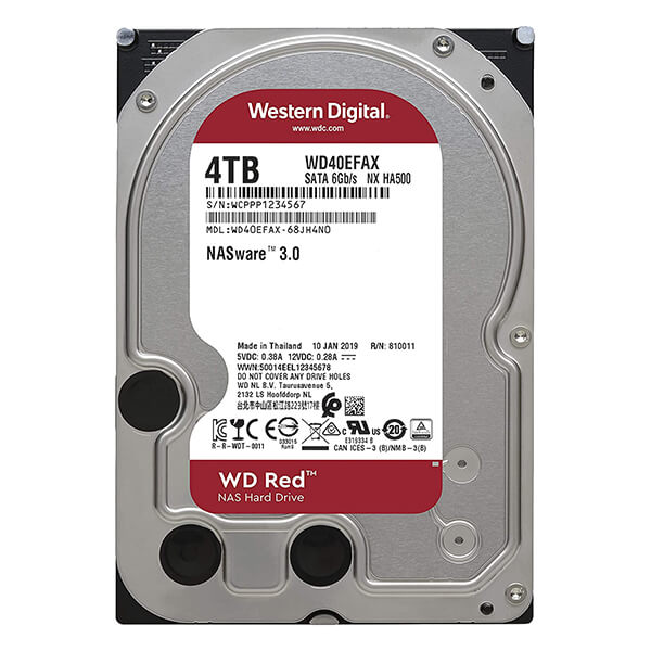 هارددیسک اینترنال وسترن دیجیتال مدل WD40EFAX ظرفیت 4 ترابایت
