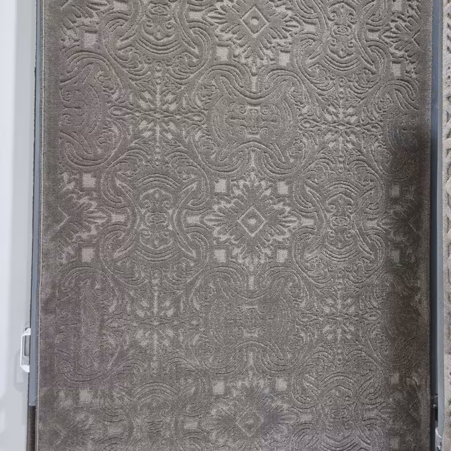 فرش پاتریس  فرش گلیم مدرن 400شانه طرح  بیشه طوسی تیره سایز یک در یک ونیم متری