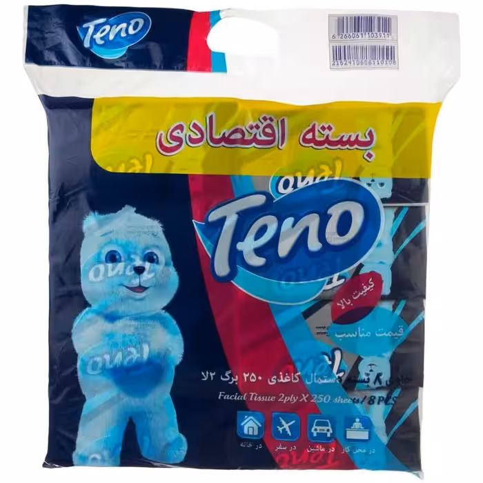 دستمال کاغذی تنو 500 برگ اقتصادی 