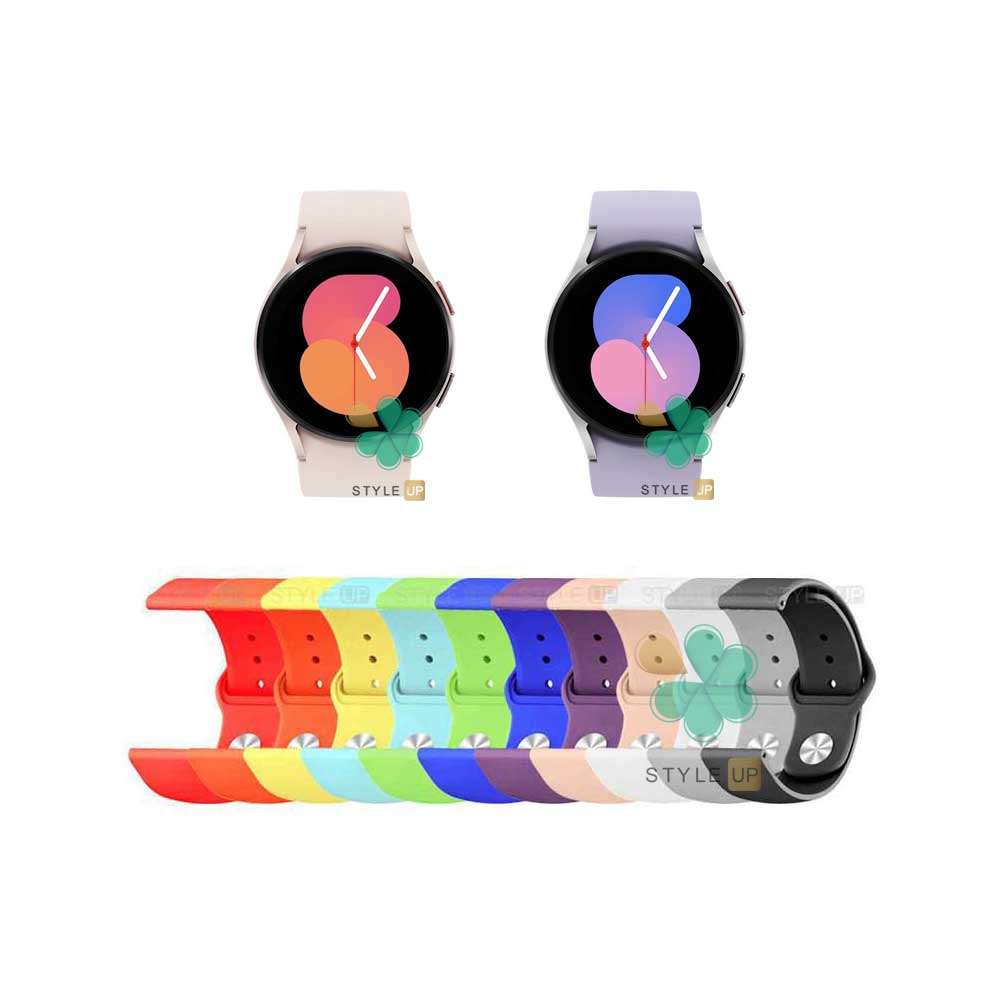 بند سیلیکونی ساعت سامسونگ Galaxy Watch 5 مدل دکمه ای
