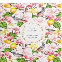 دفتر سایز A5 گلدار لیمودار