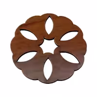 زیر لیوانی 6 پر گرد 6 عددی همراه با پایه کد 111