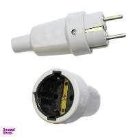 دوشاخه برق بهداد مدل BY2 به همراه مادگی