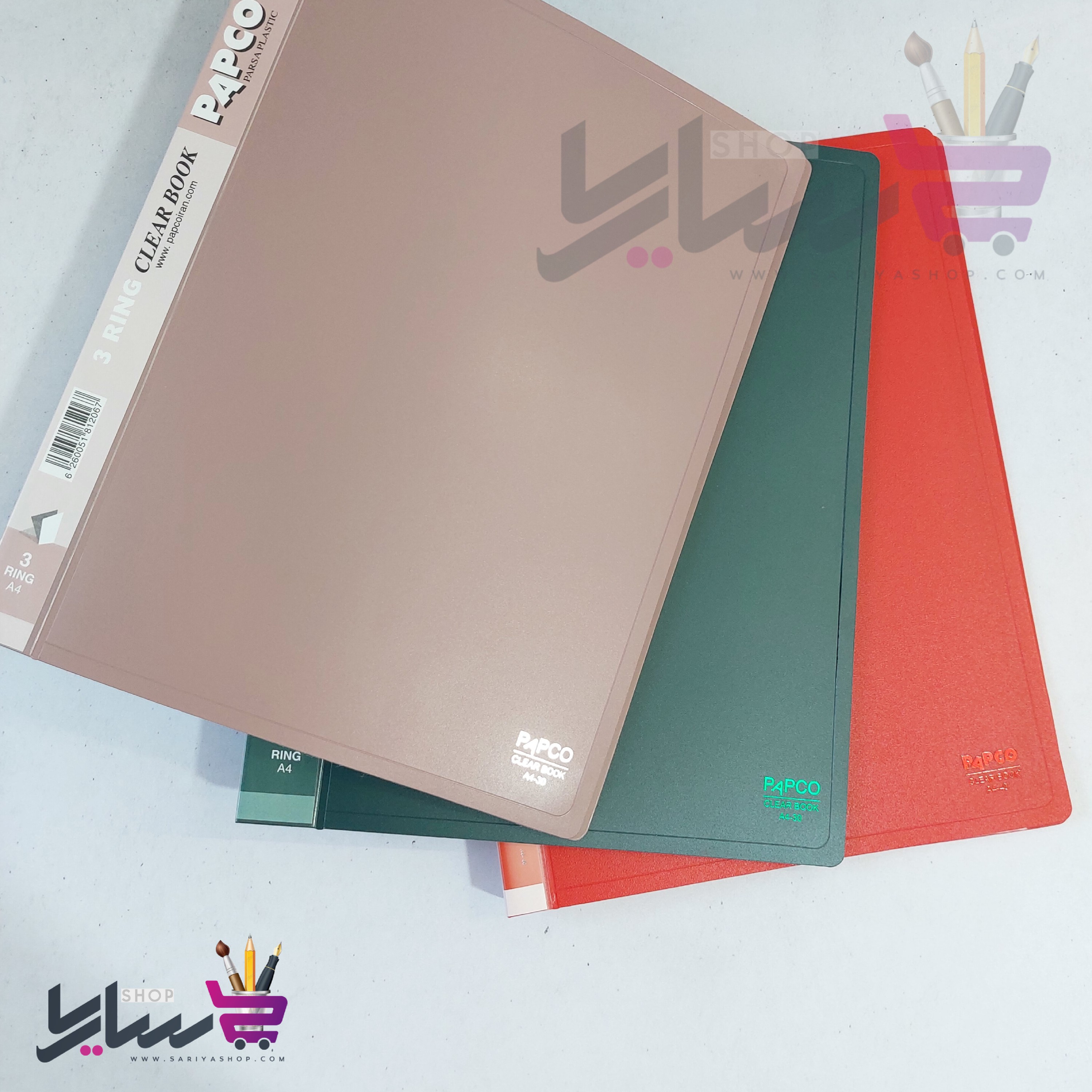 کلربوک بی قاب 30 برگ پاپکو 