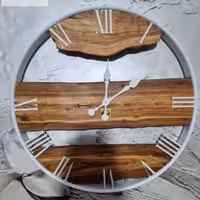 ساعت چوبی دیواری 