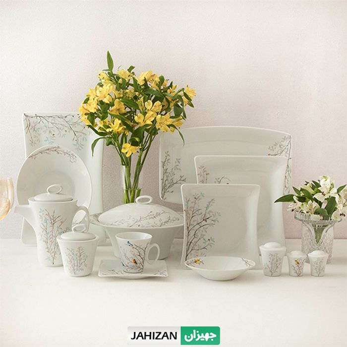 سرویس چینی زرین 97پارچه رسپینا سری وینچی