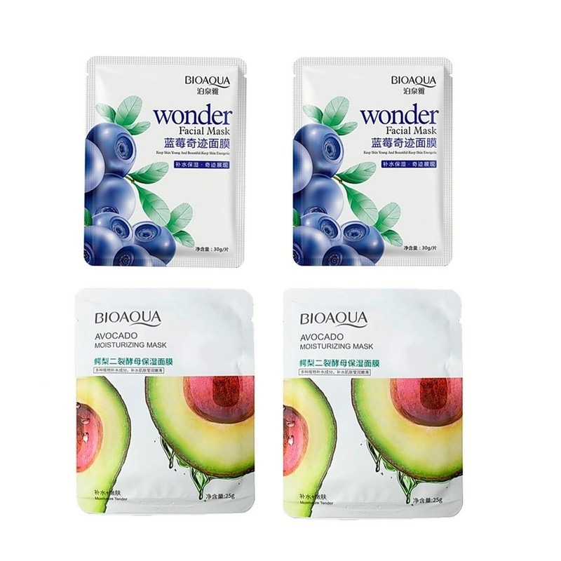 ماسک صورت بایو آکوا مدل 05 بسته 4 عددی