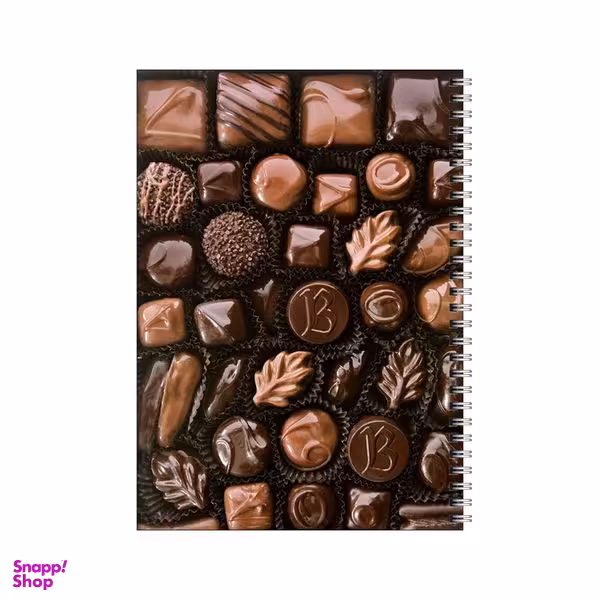 دفتر مشق 50 برگ بامبیلیپ طرح پترن شکلات های دست ساز کد 7895505