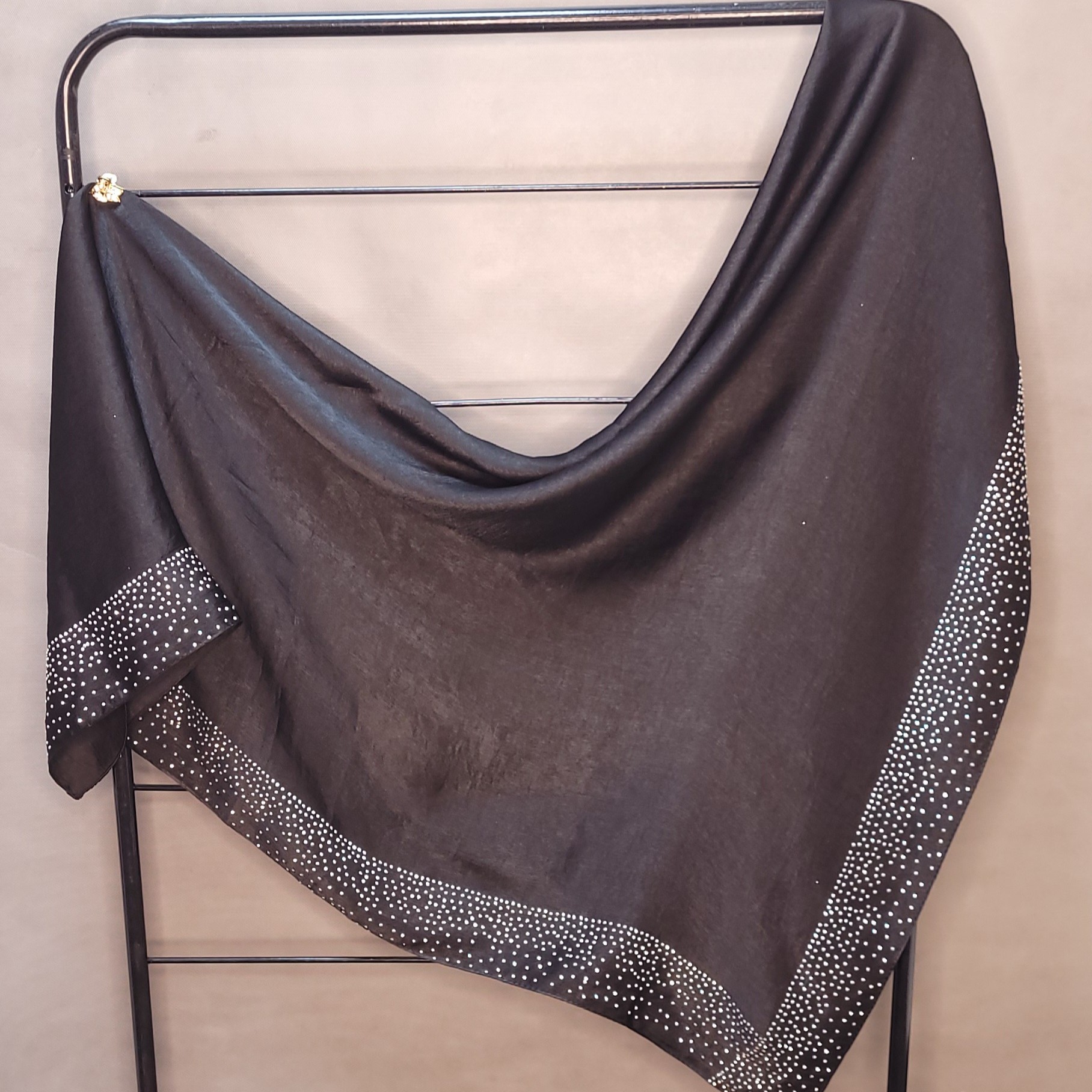روسری مشکی مجلسی