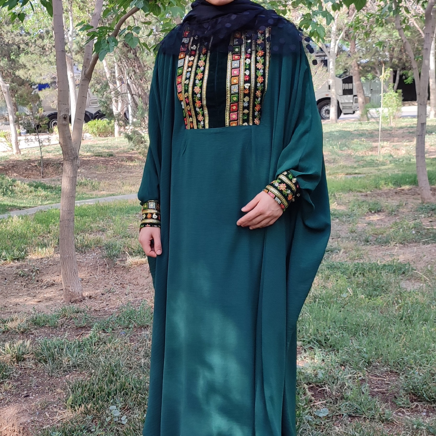 مانتو عبایی کد 122