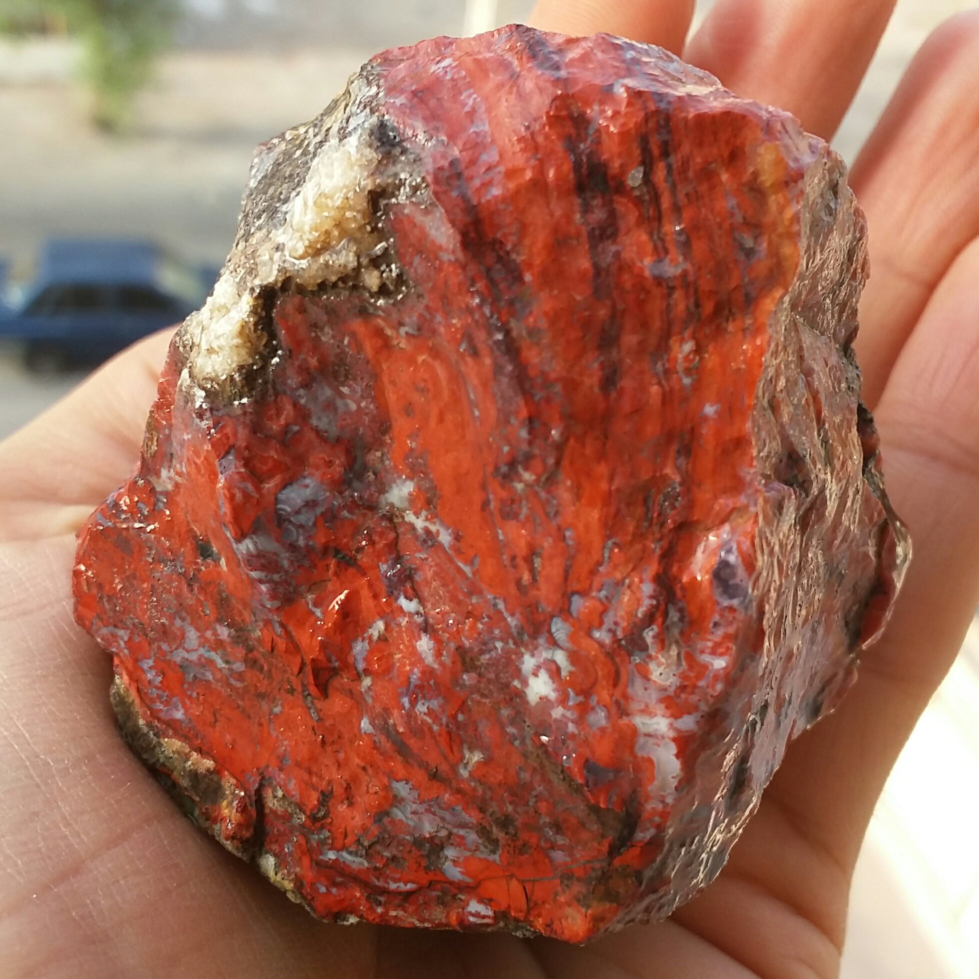 سنگ راف جاسپر منظره سرخ 100 در 100 طبیعی خاص بی نظیر
با قابلیت ساخت چندین نگین محشر