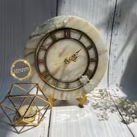 ساعت رومیزی طرح مرمر 