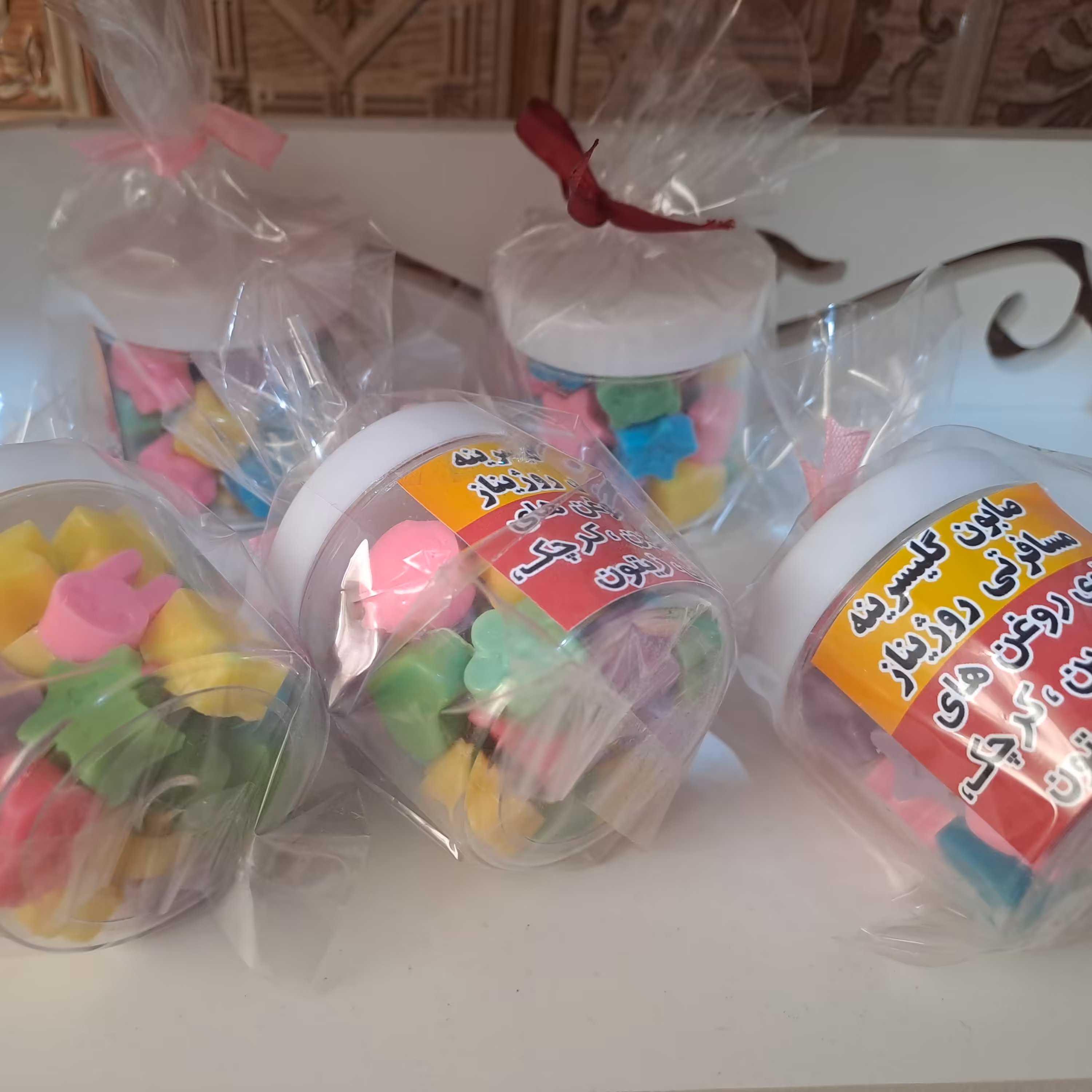 پک 5 بسته ای صابون مدرسه و جیبی گلیسرینه  با ده درصد تخفیف ویژه مدارس و مهدکودک ها و  لوازم التحریر  