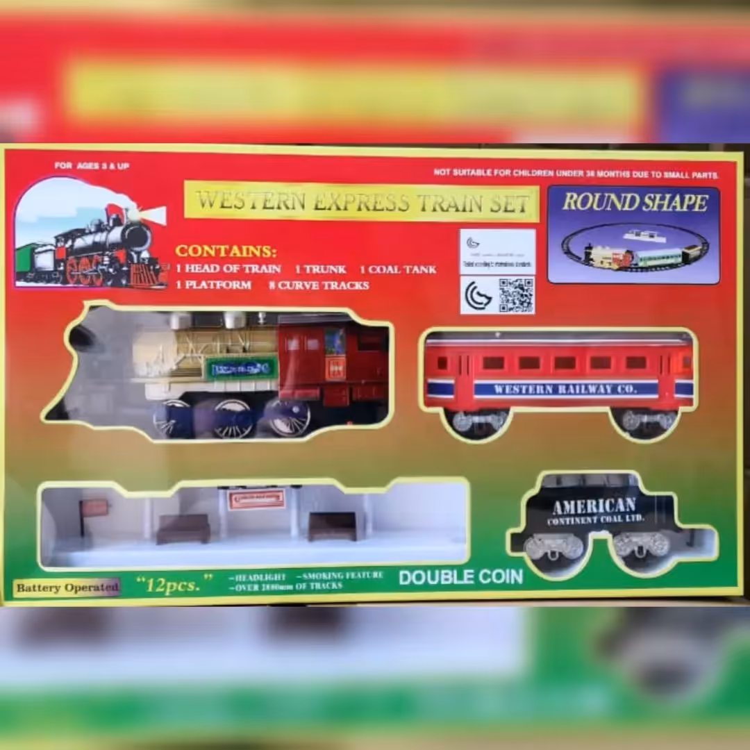 قطار دودی کلاسیک بزرگ ایستگاه دار جنس اورجینال و اصلی خارجی