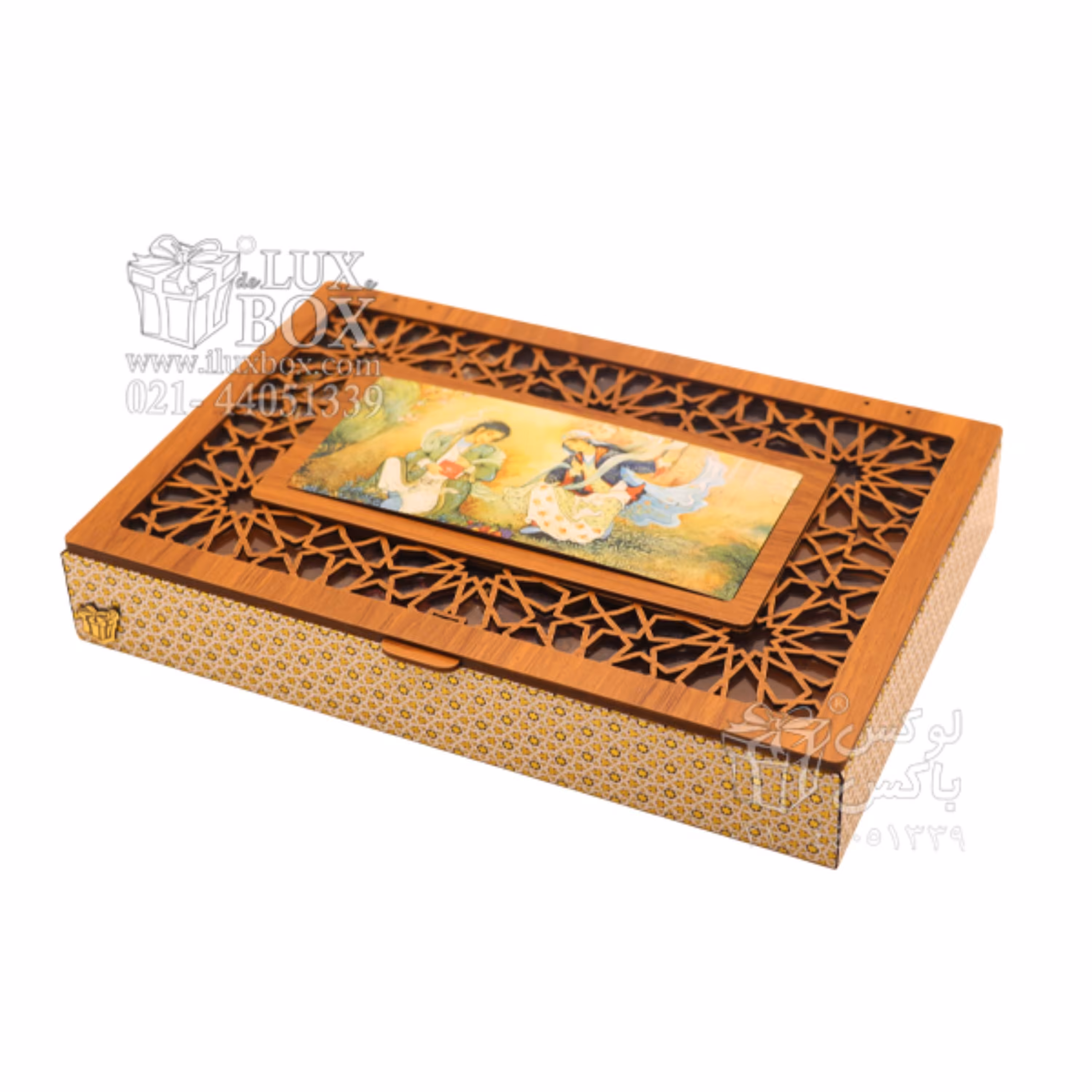 جعبه آجیل و دمنوش پی وی سی لوکس باکس کد LB657 