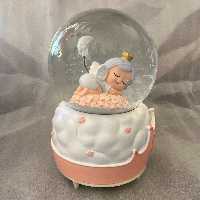 گوی موزیکال دخترونه فرشته و ماه کوکی بزرگ