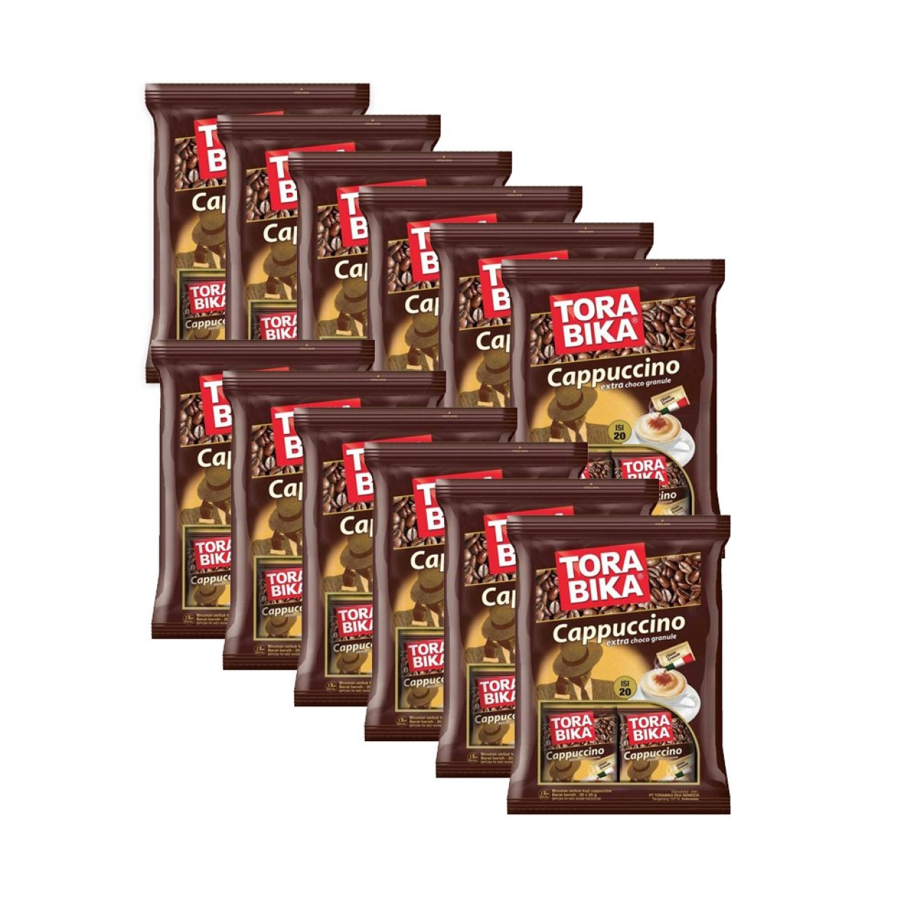 کاپوچینو تورابیکا مدل Orginal بسته 12 عددی