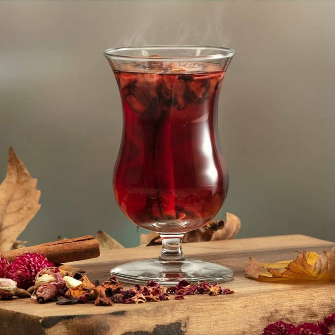 استکان کمرباریک پایه دار پاشاباغچه کد 440221 بسته 4 عددی