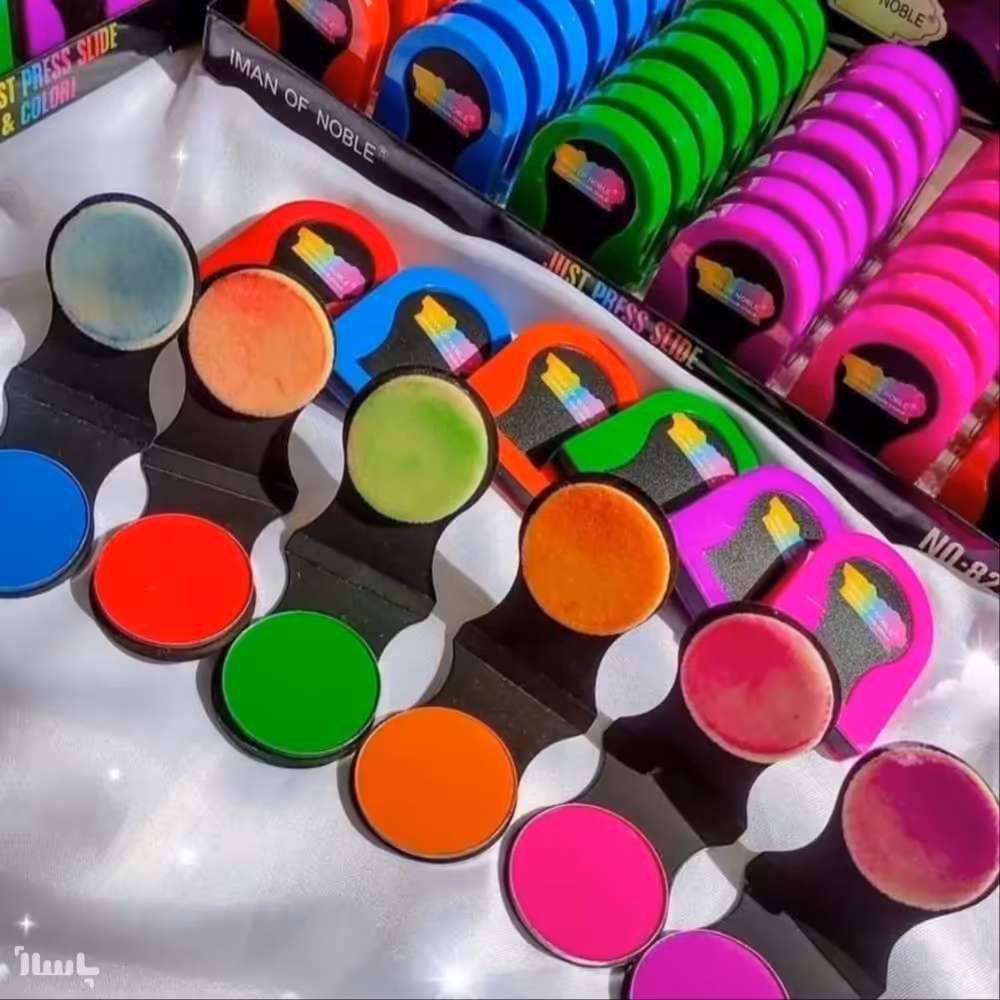 6 عدد گچ مو سکه ای شستشوی راحت بدون آسیب به مو با رنگدهی بالا از غرفه پردیس