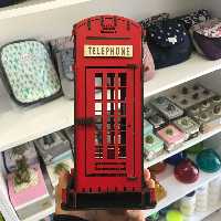 جعبه موزیکال طرح باجه تلفن کوکی