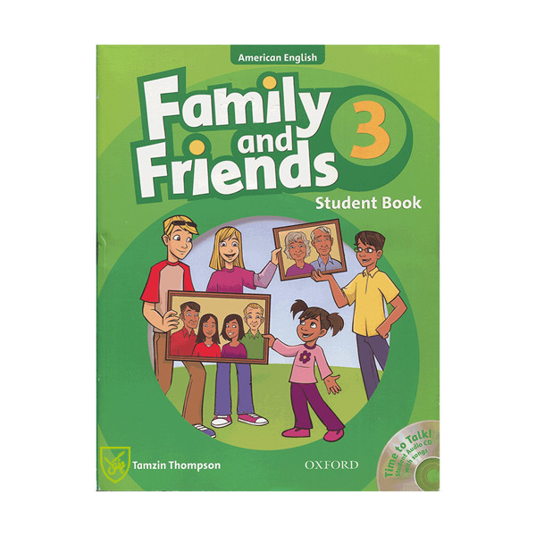کتاب 3 American English Family and Friends اثر Tamzin Thompson انتشارات جنگل