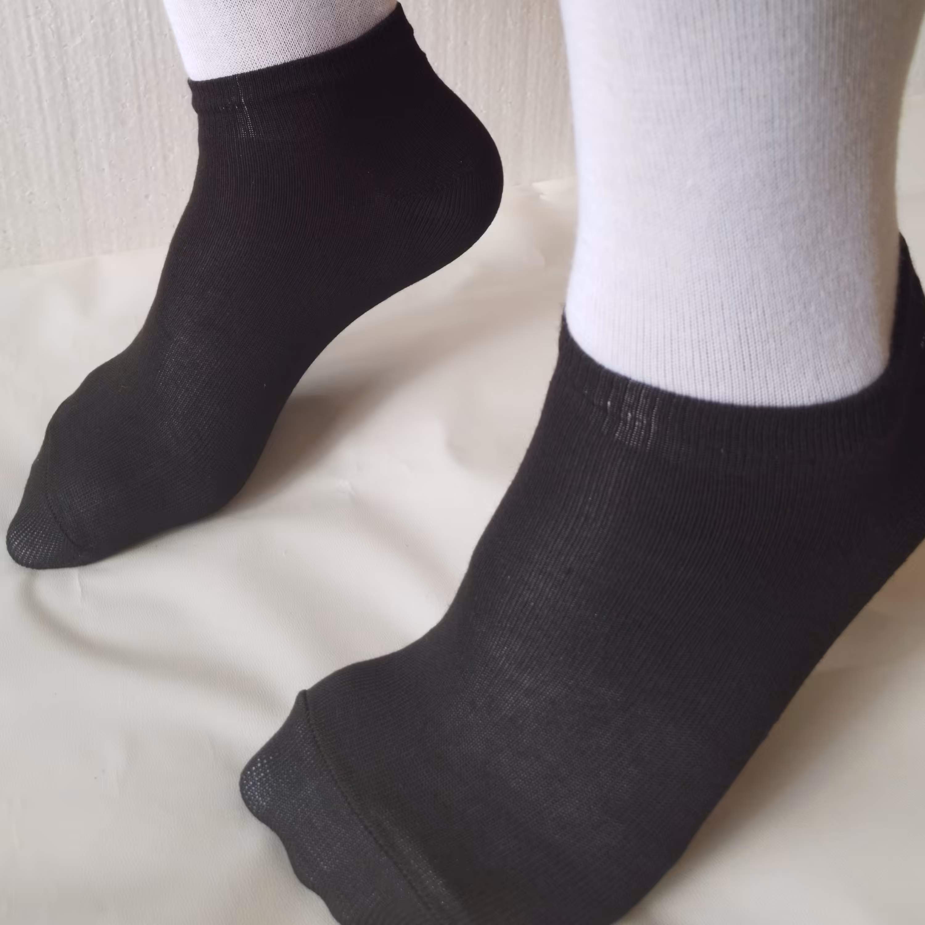 جوراب مچی مشکی پک 6 تایی