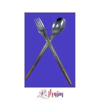 سرویس قاشق و چنگال 24 نفره 120 پارچه یونیک دور طلایی