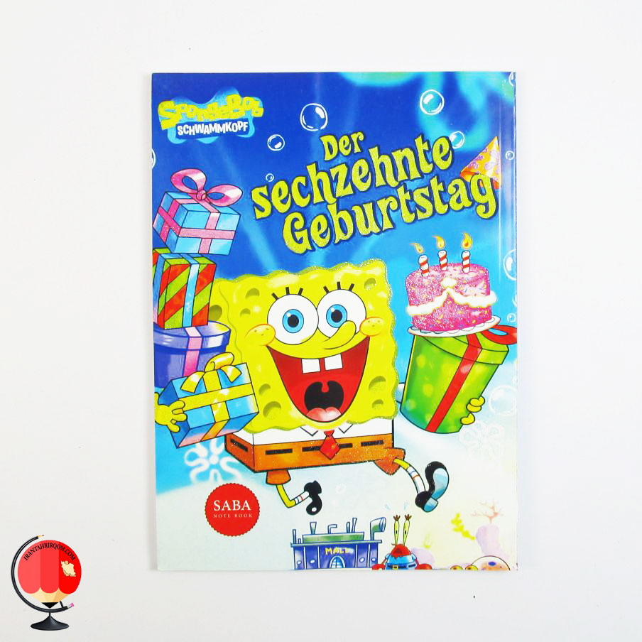 دفتر مشق 50 برگ طرح باب اسفنجی صبا