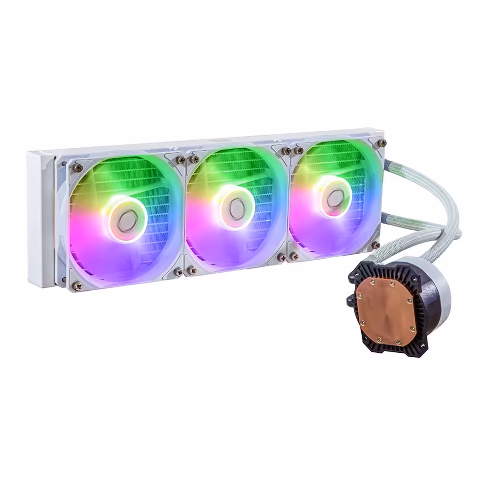 خرید خنک کننده مایع پردازنده کولر مستر Cooler Master MasterLiquid 360L CORE ARGB White با بهترین قیمت