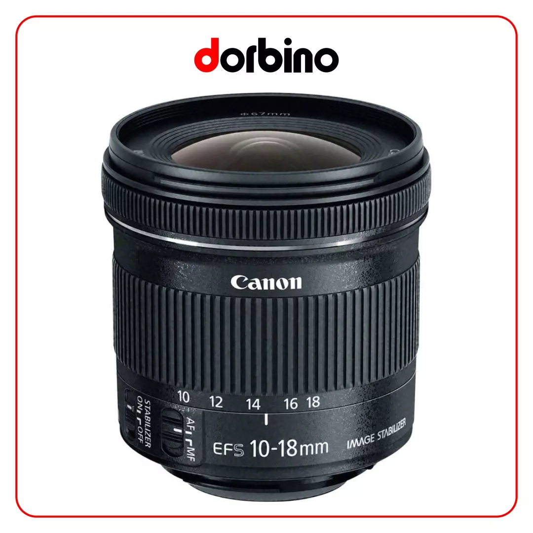 لنز کانن Canon EF-S 10-18mm f/4.5-5.6 IS STM - فروشگاه دوربین دوربینو