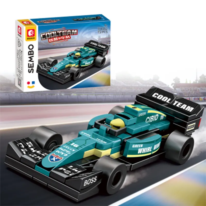 لگو ماشین مسابقه فرمول یک سبز 73 تکه کد 714352