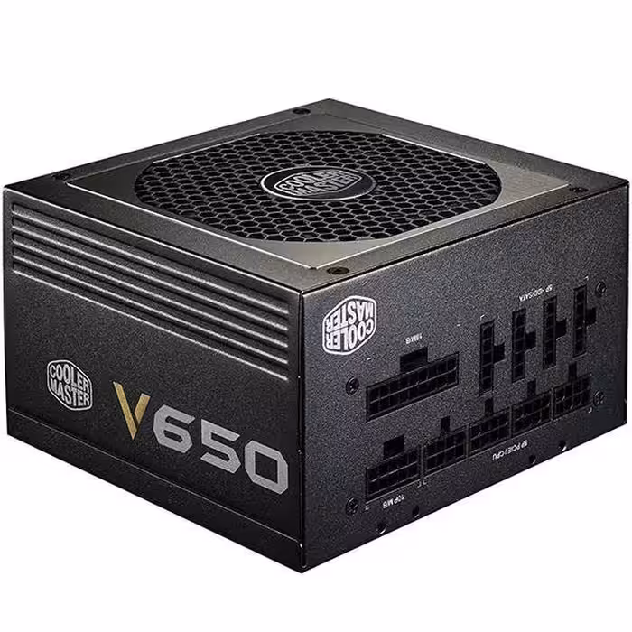 منبع تغذیه کامپیوتر نیمه ماژولار کولر مستر مدل V650