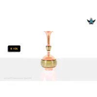 گلدان دالبری بزرگ مس و خاتم آقاجانی کد K106