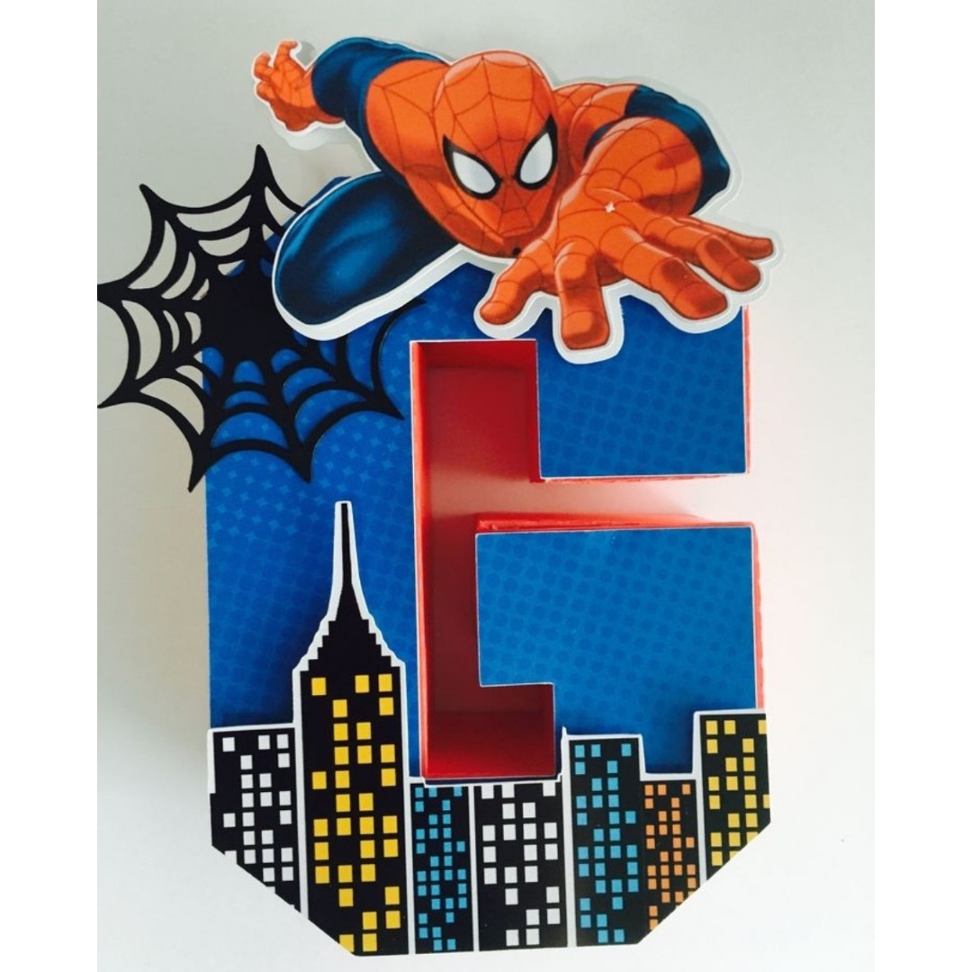 استند تم تولد دستسازه سه بعدی تم  مردعنکبوتی (اسپایدرمن)50cm