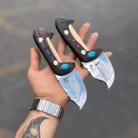 چاقو تیزی نگین دار