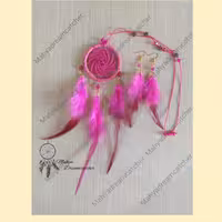  دریمکچر  یا رویاگیر  جذاب و پر طرفدار  گوشواره و رومانتویی طرح گرداب  سرخابی کد 21