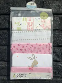 بادی استین دار نوزادی ماماس اند پاپاس 5 عددی سایز 0 تا 3 ماه mamas&papas