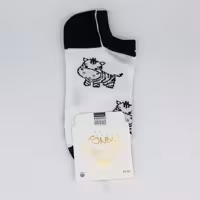 جوراب  فانتزی گاو تا به تا نخ پنبه برندfancy