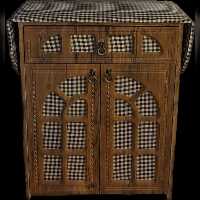 میز اتو مدل سنتی رنگ قهوه ای 