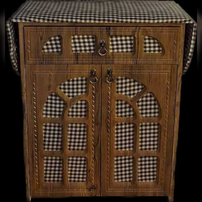 میز اتو مدل سنتی رنگ قهوه ای 