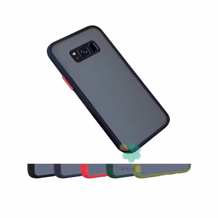 قاب گوشی سامسونگ Galaxy S8 مدل پشت مات محافظ لنزدار