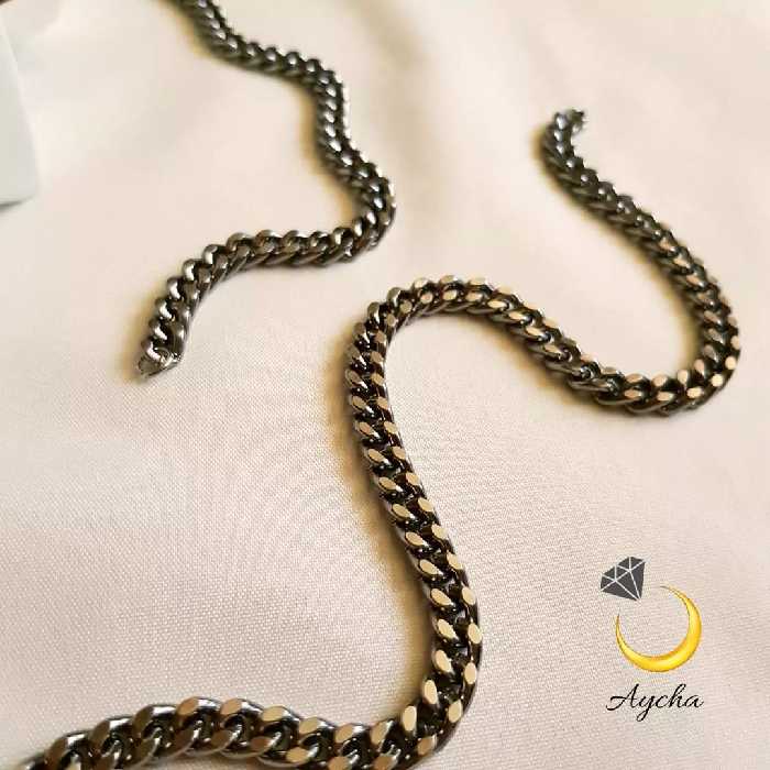 ست دستبند و گردنبند ذغالی مخصوص خانم ها و آقایان