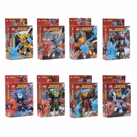 لگو ساختنی سوپر هیرو برند زیمو بسته 8 عددی (464 قطعه )